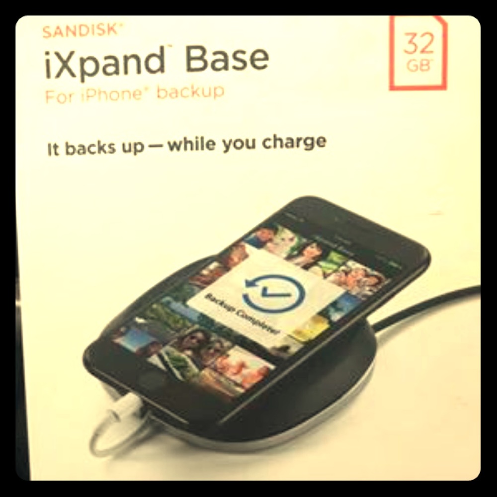 Storage backup for iPhone